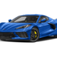 Chevrolet Corvette / 2dr Stingray Cpe w/1LT 2023. Front 3⁄4, Facing to the Left